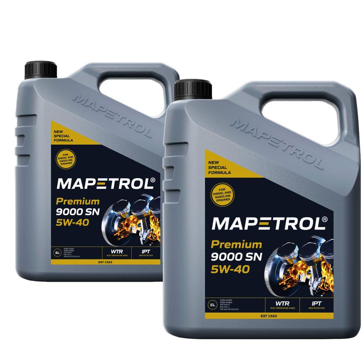 Mapetrol Premium 9000 SN 5W-40 2x5 Liter