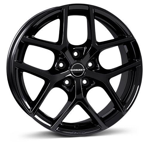 BORBET DESIGN Y schwarz glänzend 7.0Jx16 5x112 ET38