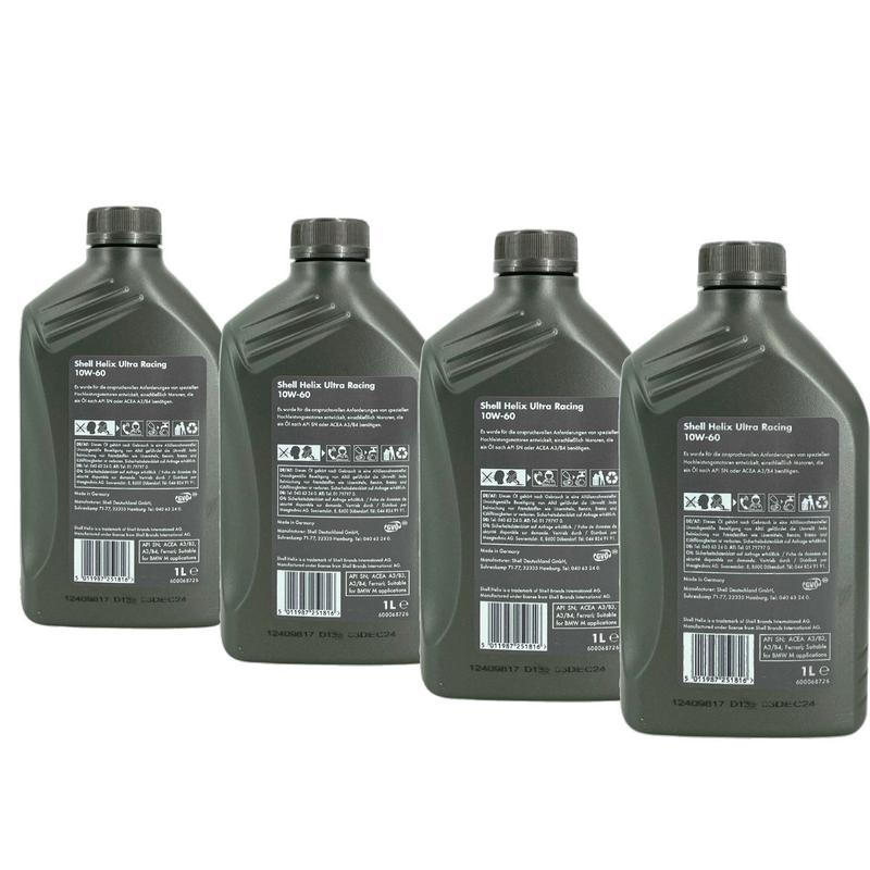 Shell Helix Ultra Racing 10W-60 4x1 Liter