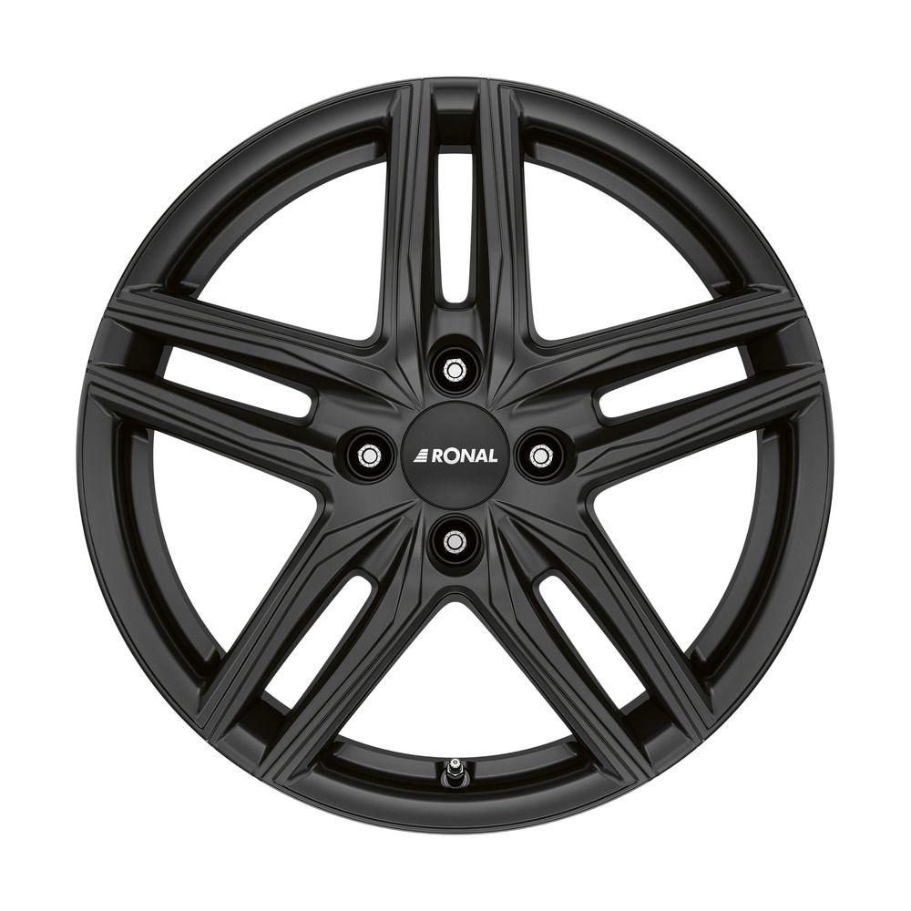RONAL RONAL R65-4 jetblack-matt 7.0Jx18 4x100 ET50