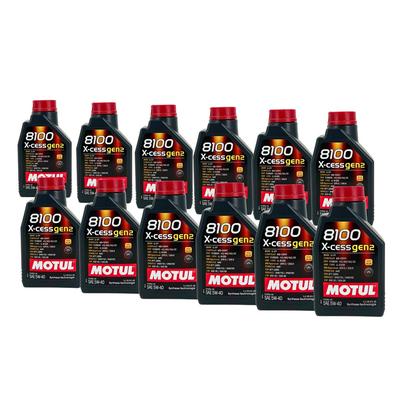 Motul 8100 X-cess GEN2 5W-40 12x1 Liter