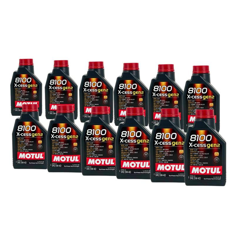 Motul 8100 X-cess GEN2 5W-40 12x1 Liter