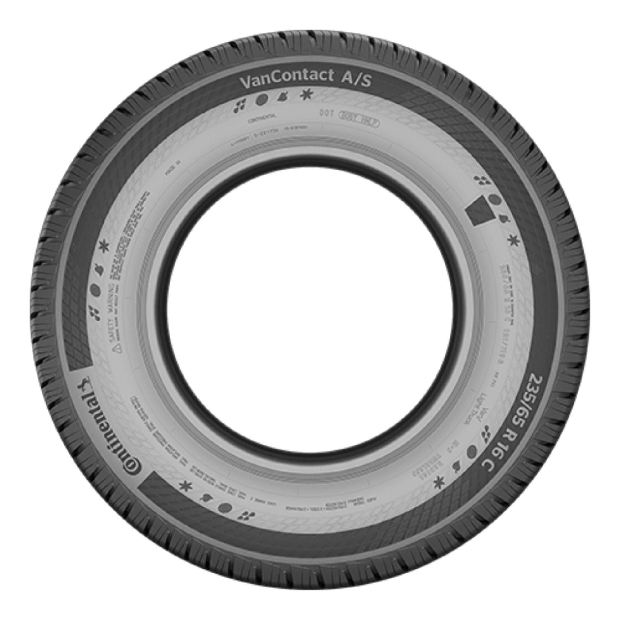 CONTINENTAL VANCONTACT A/S 225/75R16C 121/120R BSW