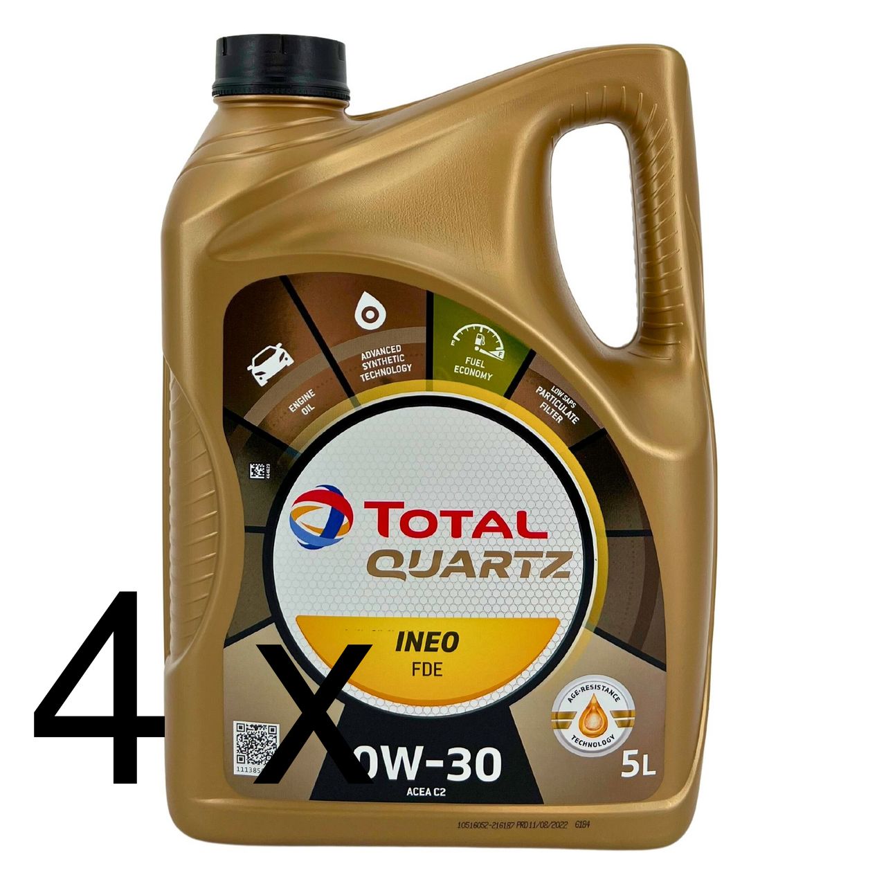 Total Quartz Ineo FDE 0W-30 4x5 Liter