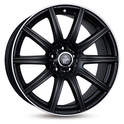 KESKIN WHEELS KT16 DYNAMIC matt black lip polish 8.5Jx19 5x112 ET45