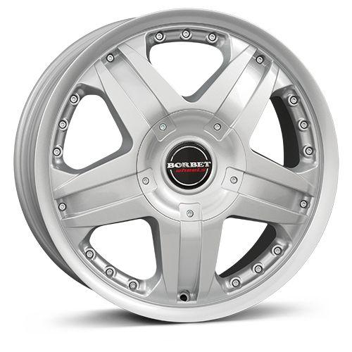BORBET DESIGN CWB kristallsilber 8.0Jx18 6x139.7 ET35