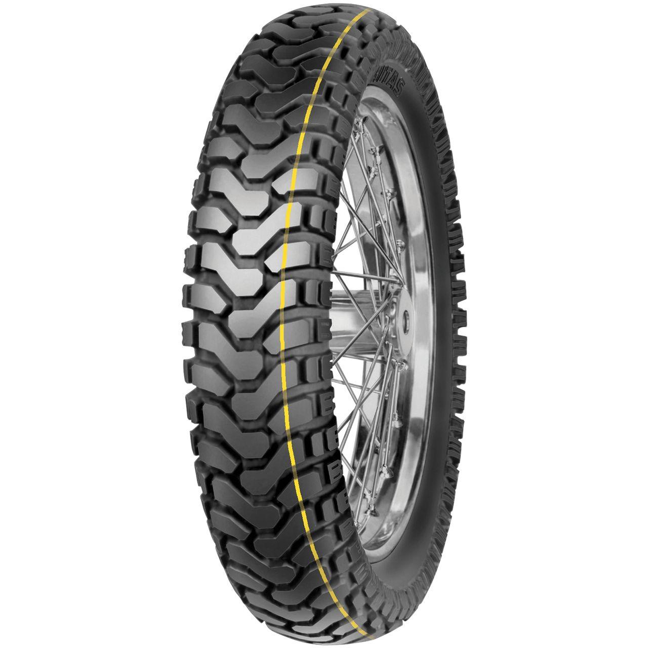MITAS E-07 DAKAR (YELLOW) REAR 140/80 - 17 M/C TL 69T REAR M+S