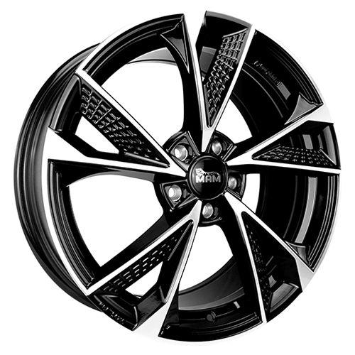 MAM WHEELS MAM RS6 black front polished 7.0Jx16 5x108 ET38
