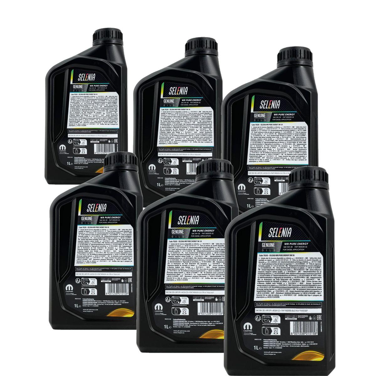 Selenia WR Pure Energy 5W-30 6x1 Liter