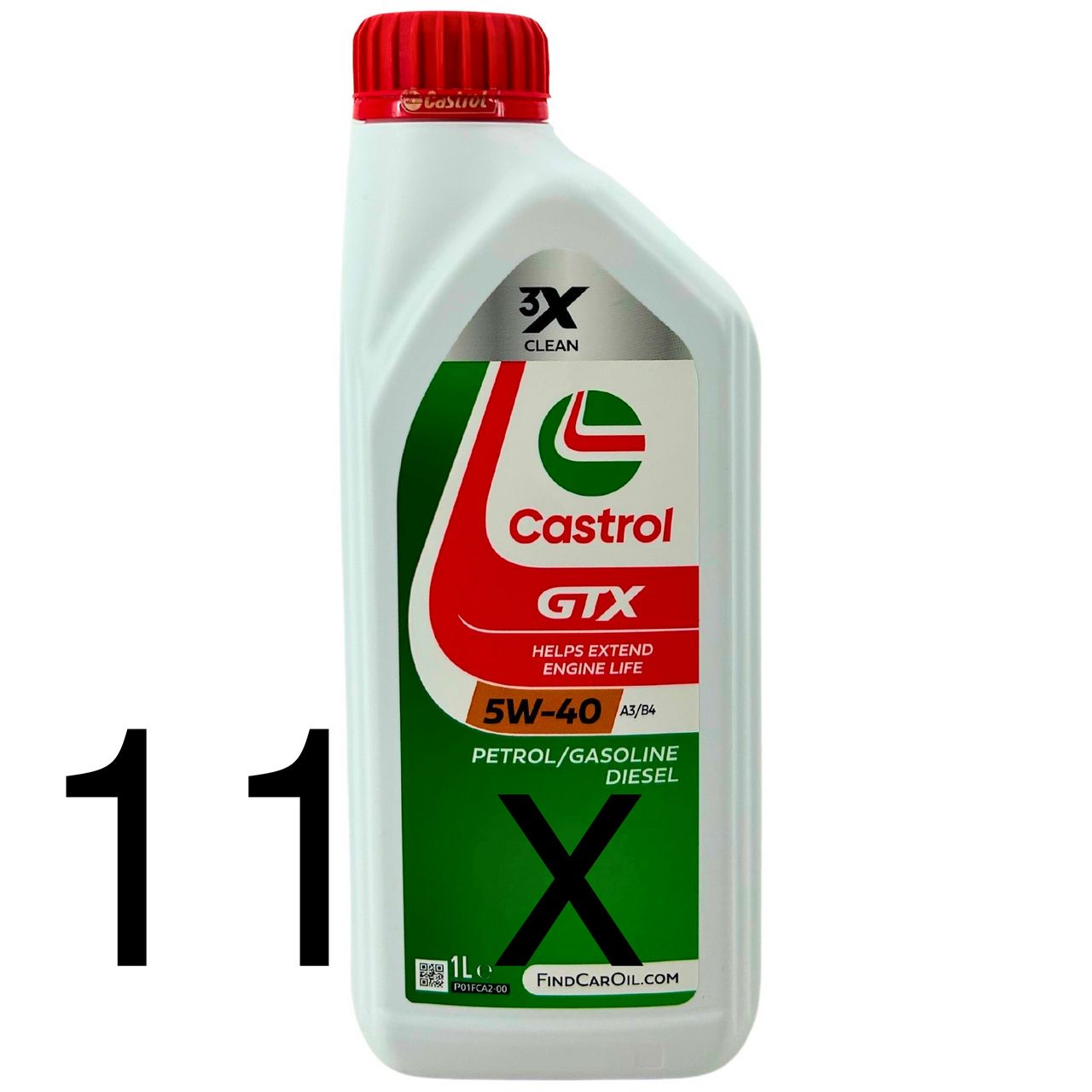 Castrol GTX 5W-40 A3/B4 11x1 Liter