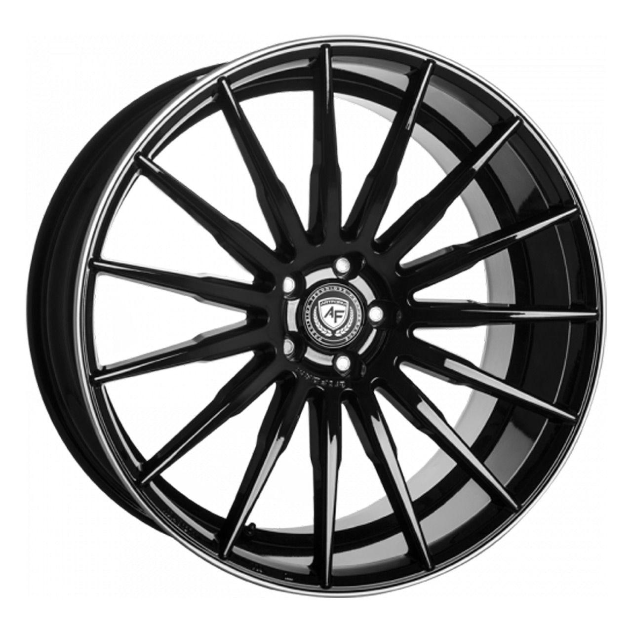 ARTFORM WHEELS AF-401 black rim polished 11.5Jx22 5x130 ET55