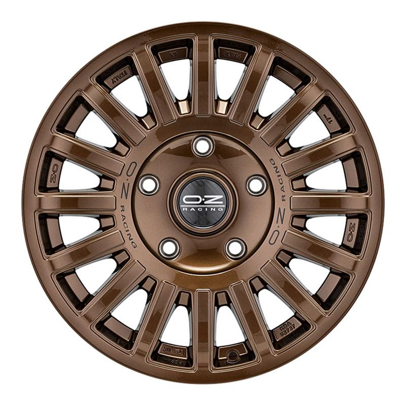 OZ RALLY RAID gloss bronze + black lettering 8.0Jx17 6x139.7 ET35