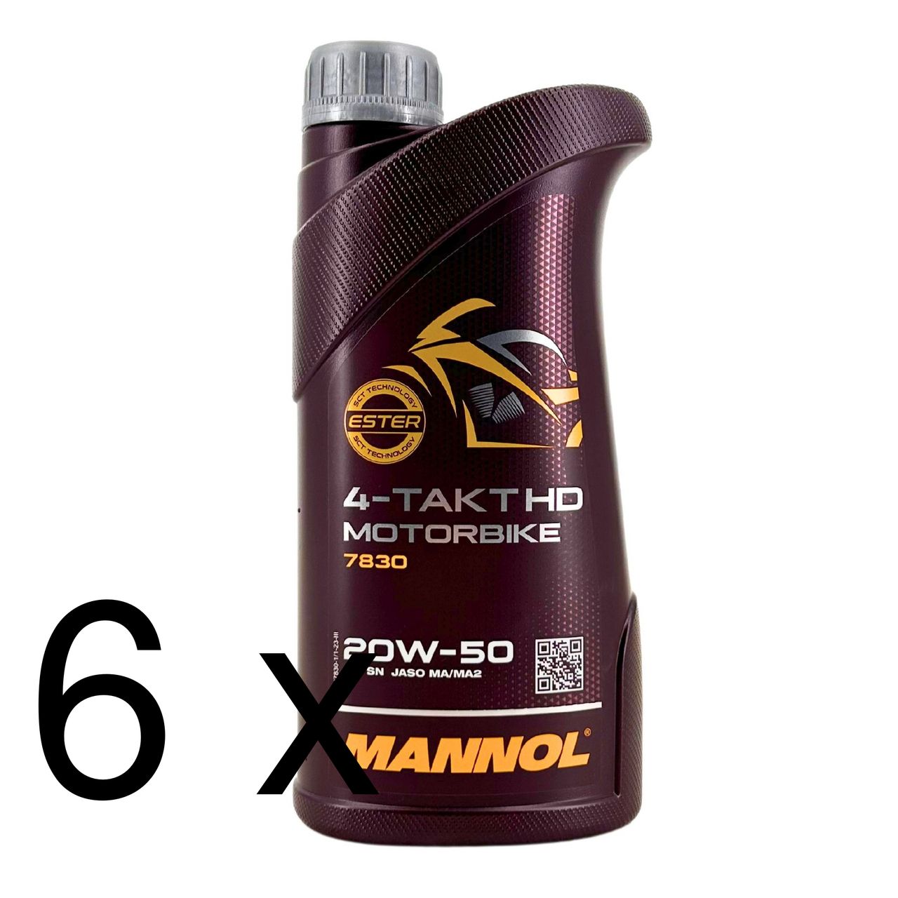 Mannol 4-Takt Motorbike HD 20W-50 6x1 Liter