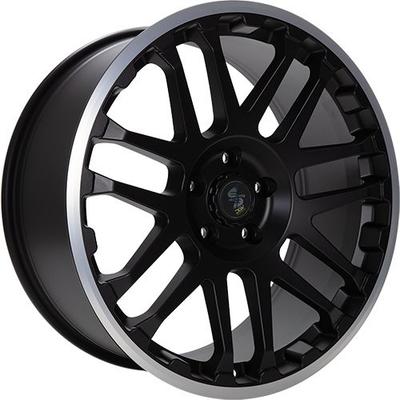 ETABETA COMBAT Black matt lip polished 8.0Jx17 5x108 ET45
