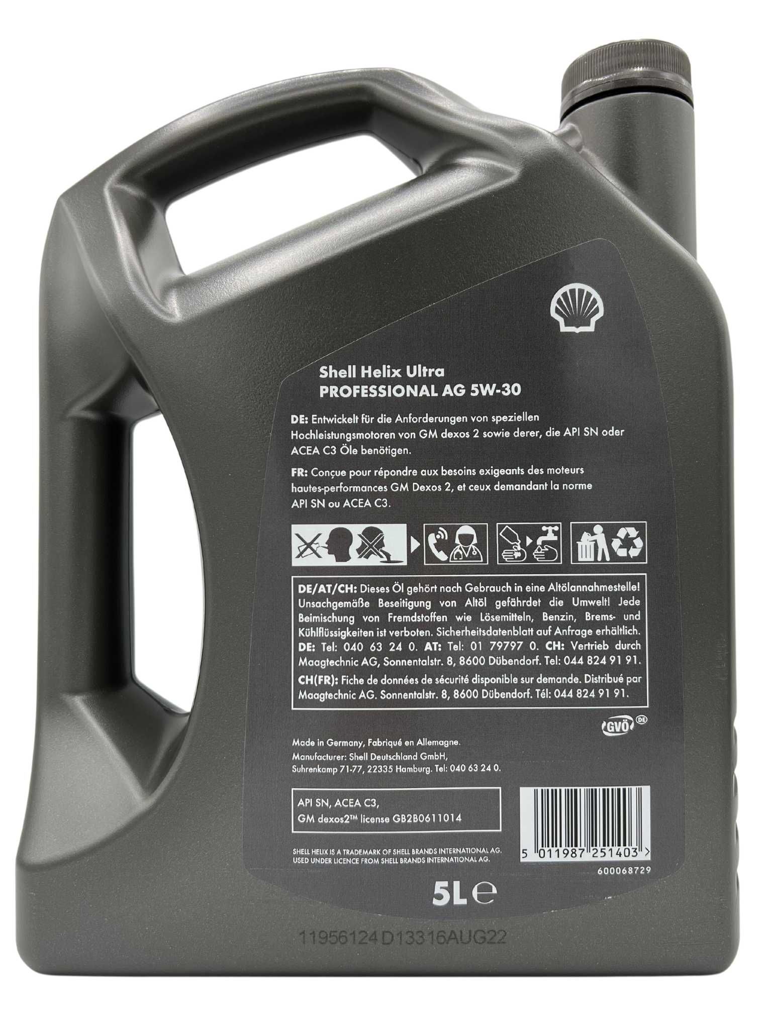 Shell Helix Ultra Professional AG 5W-30 5 Liter
