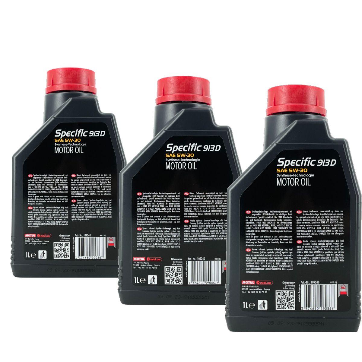 Motul Specific Ford WSS-M2C913-D 5W-30 3x1 Liter
