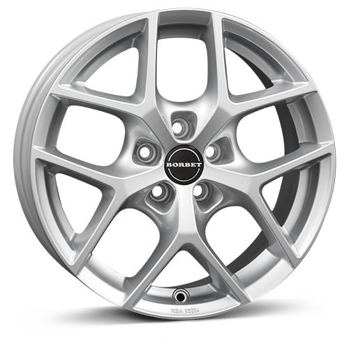 BORBET DESIGN Y kristallsilber 6.5Jx16 5x100 ET38 BORBET DESIGN Y kristallsilber 6.5Jx16 5x100 ET38