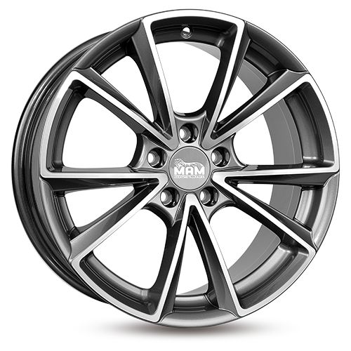 MAM MAM A5 palladium front polished 8.0Jx18 5x112 ET35