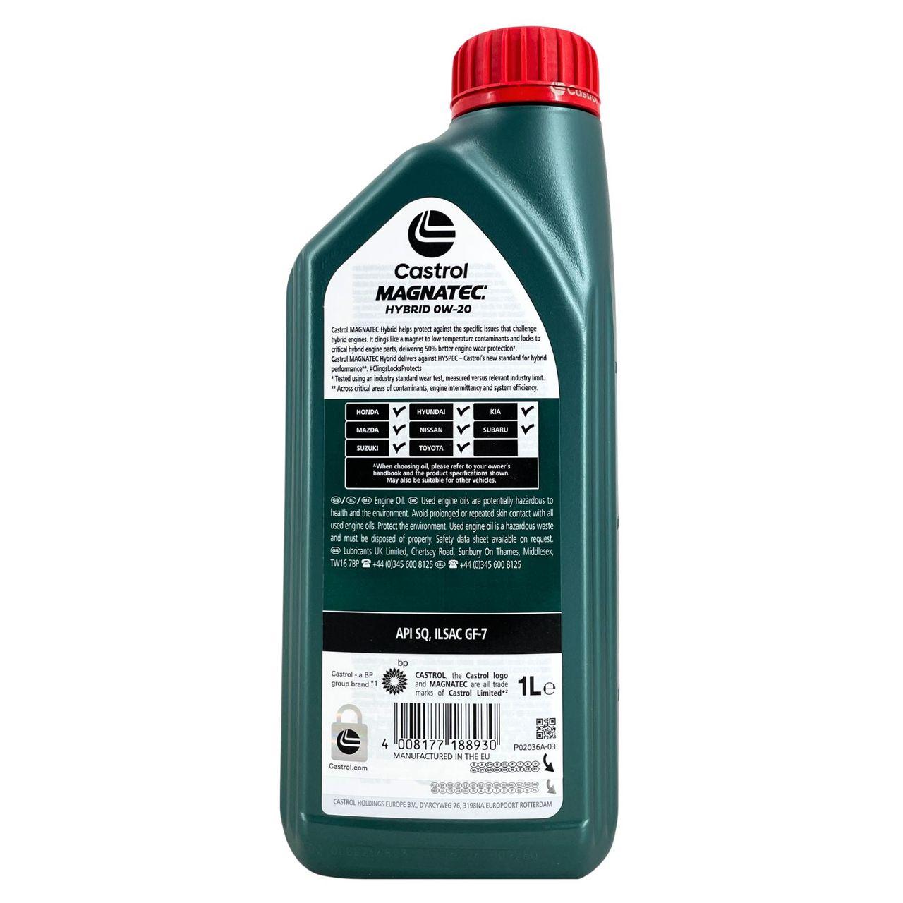 Castrol Magnatec Hybrid 0W-20 1 Liter