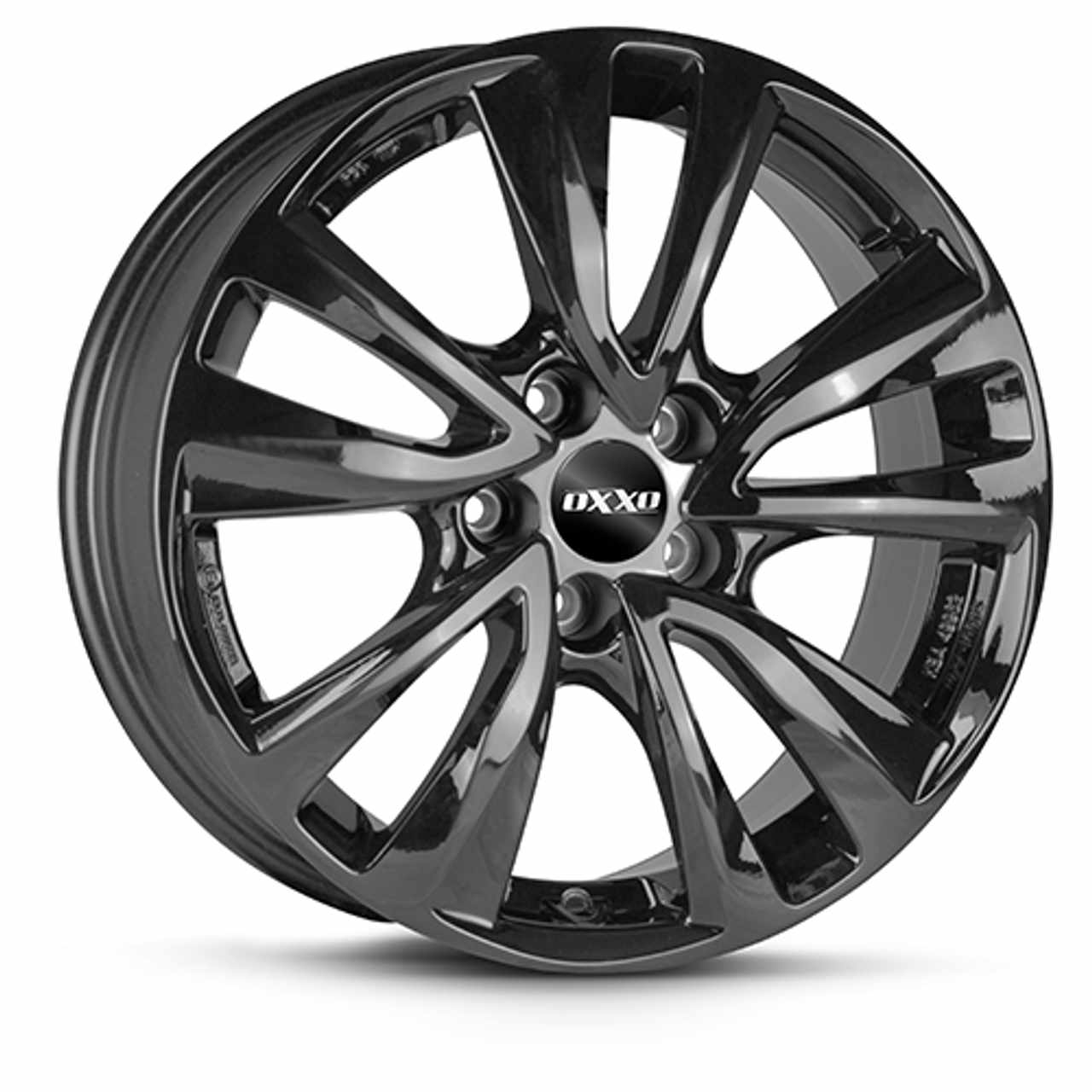 OXXO WHEELS OBERON 5 BLACK schwarz 7.0Jx17 5x114.3 ET35