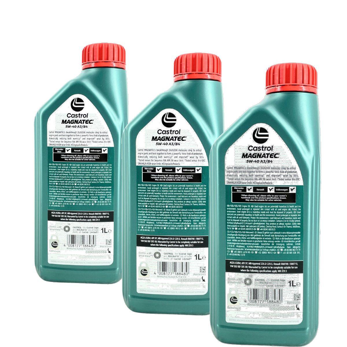 Castrol Magnatec 5W-40 A3/B4 3x1 Liter