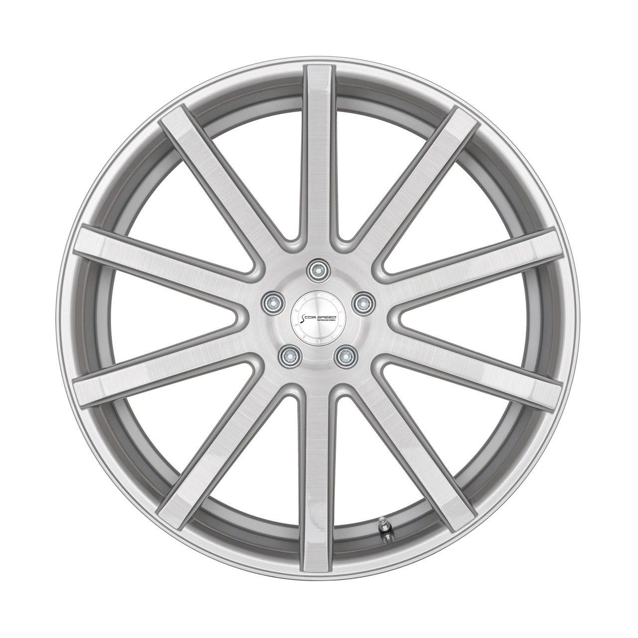 CORSPEED DEVILLE silver-brushed-surface 8.5Jx19 5x108 ET40