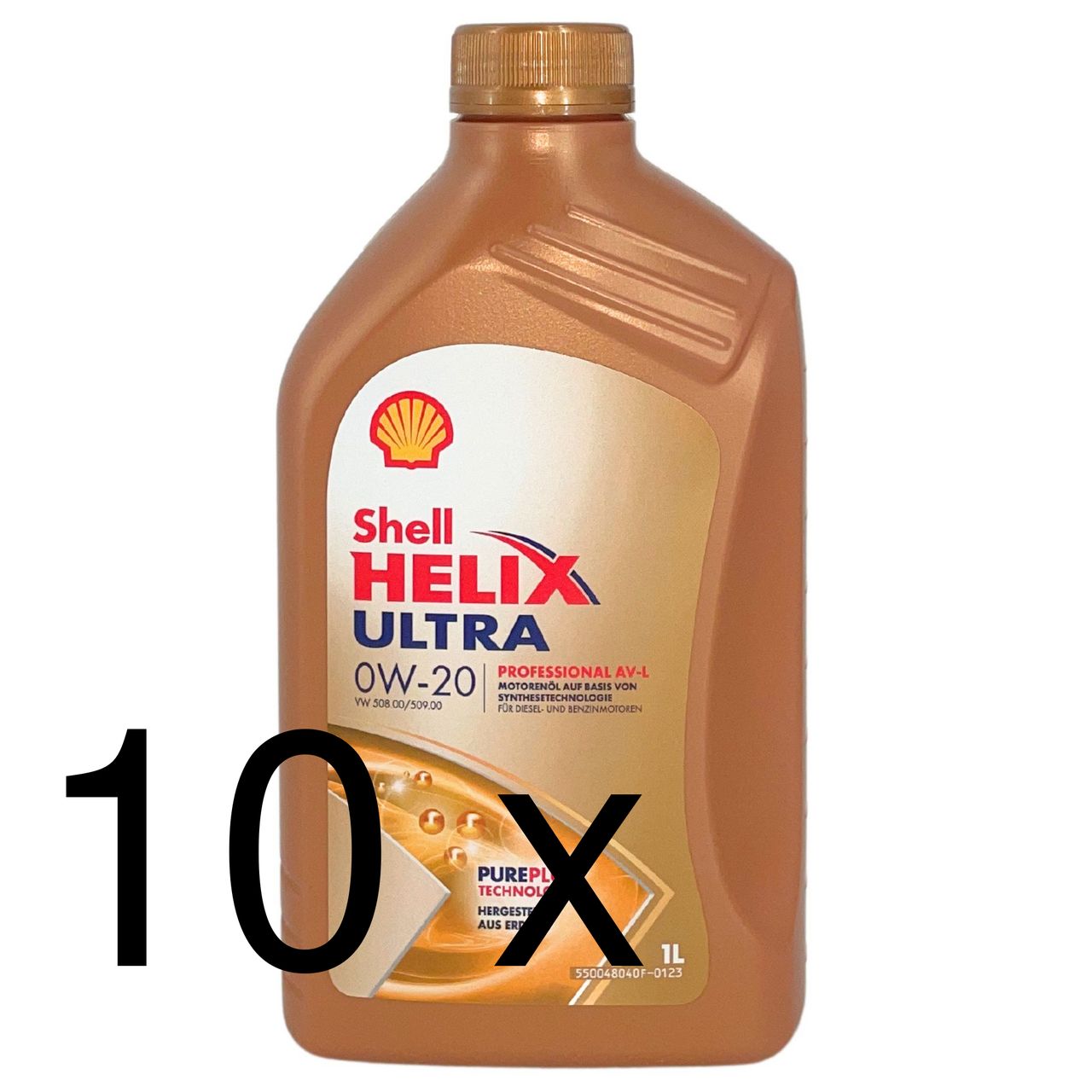 Shell Helix Ultra Professional AV-L 0W-20 10x1 Liter