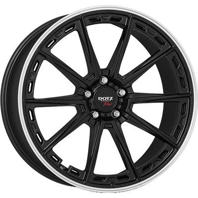 DOTZ SONOMA DARK black matt polished lip 10.5Jx21 5x112 ET19