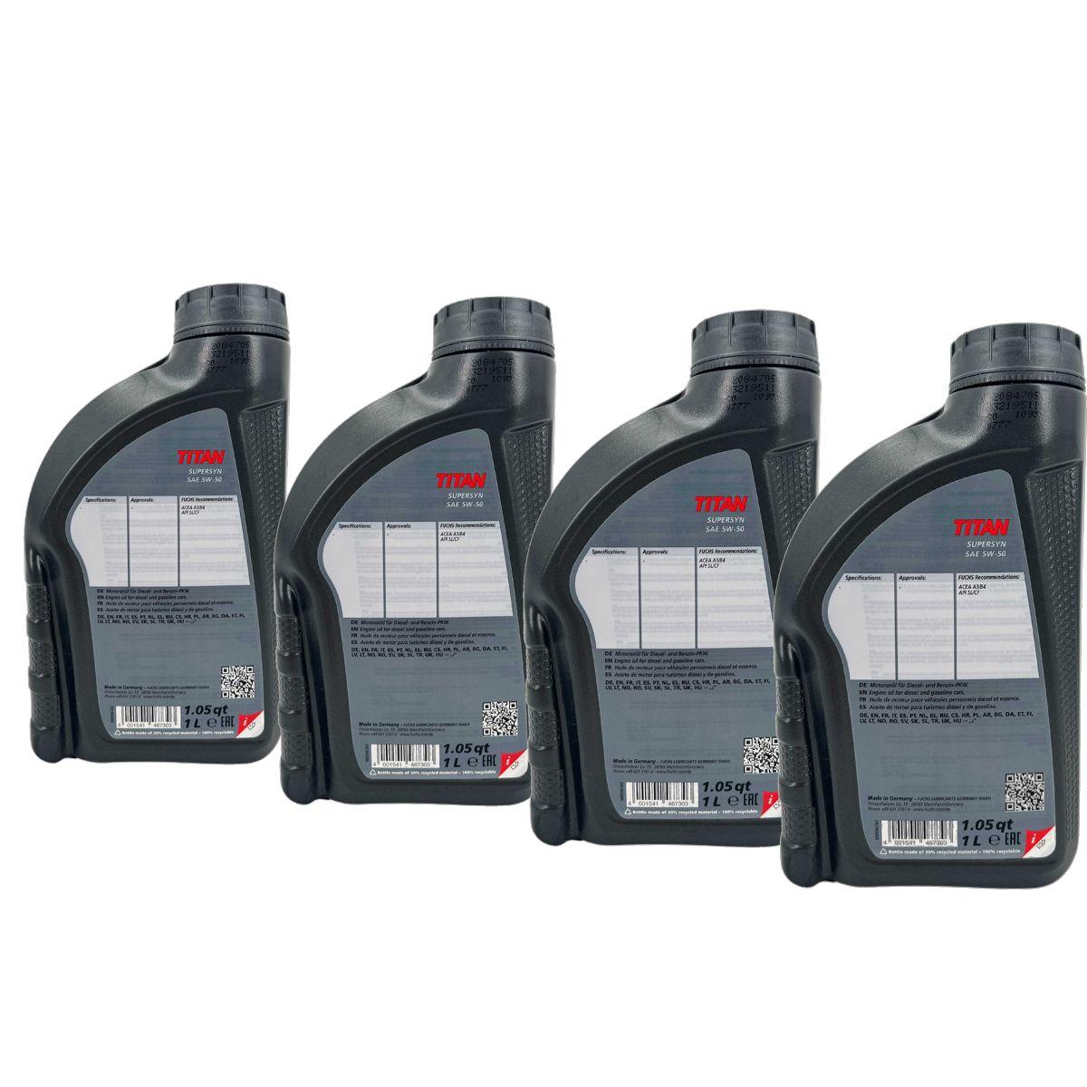 Fuchs Titan Supersyn 5W-50 4x1 Liter