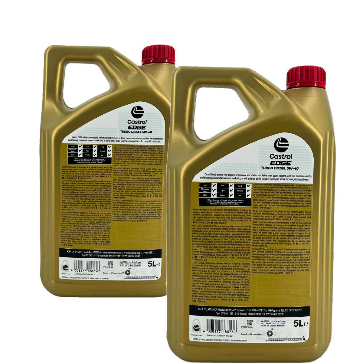 Castrol Edge TD 5W-40 2x5 Liter