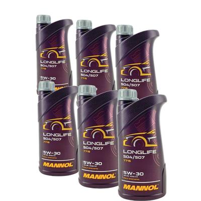 Mannol Longlife 504/507 5W-30 6x1 Liter