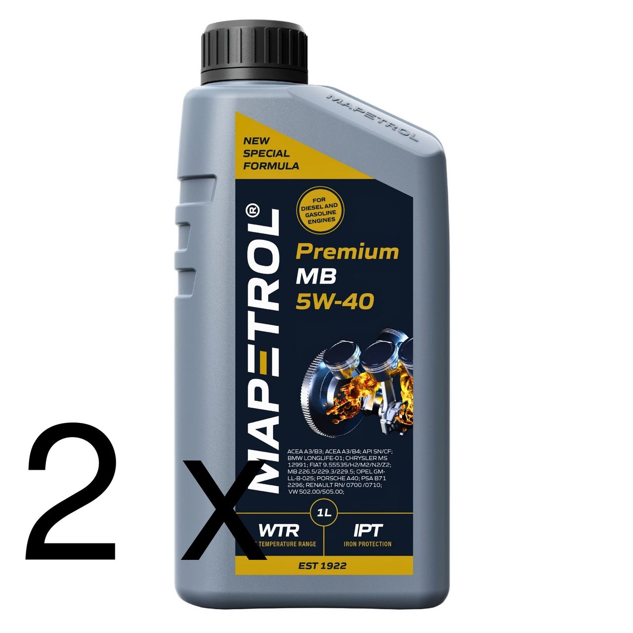 Mapetrol Premium MB 5W-40 2x1 Liter