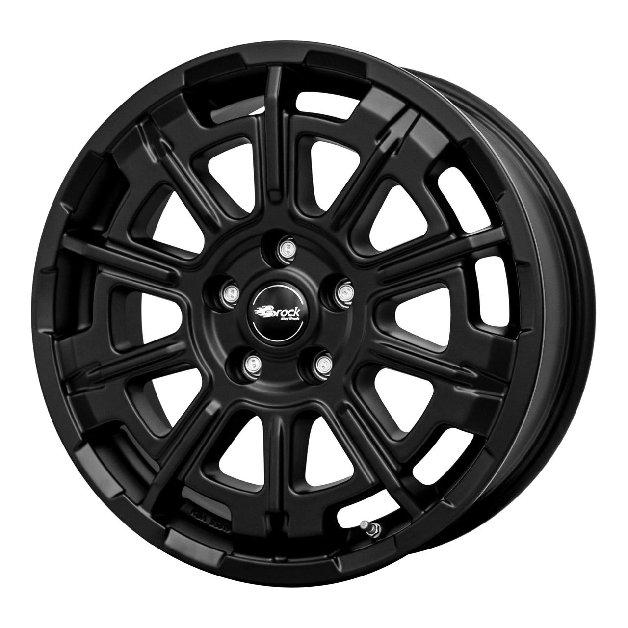 BROCK B45-5L satin black matt (sbm) 7.5Jx18 5x108 ET45 BROCK B45-5L satin black matt (sbm) 7.5Jx18 5x108 ET45