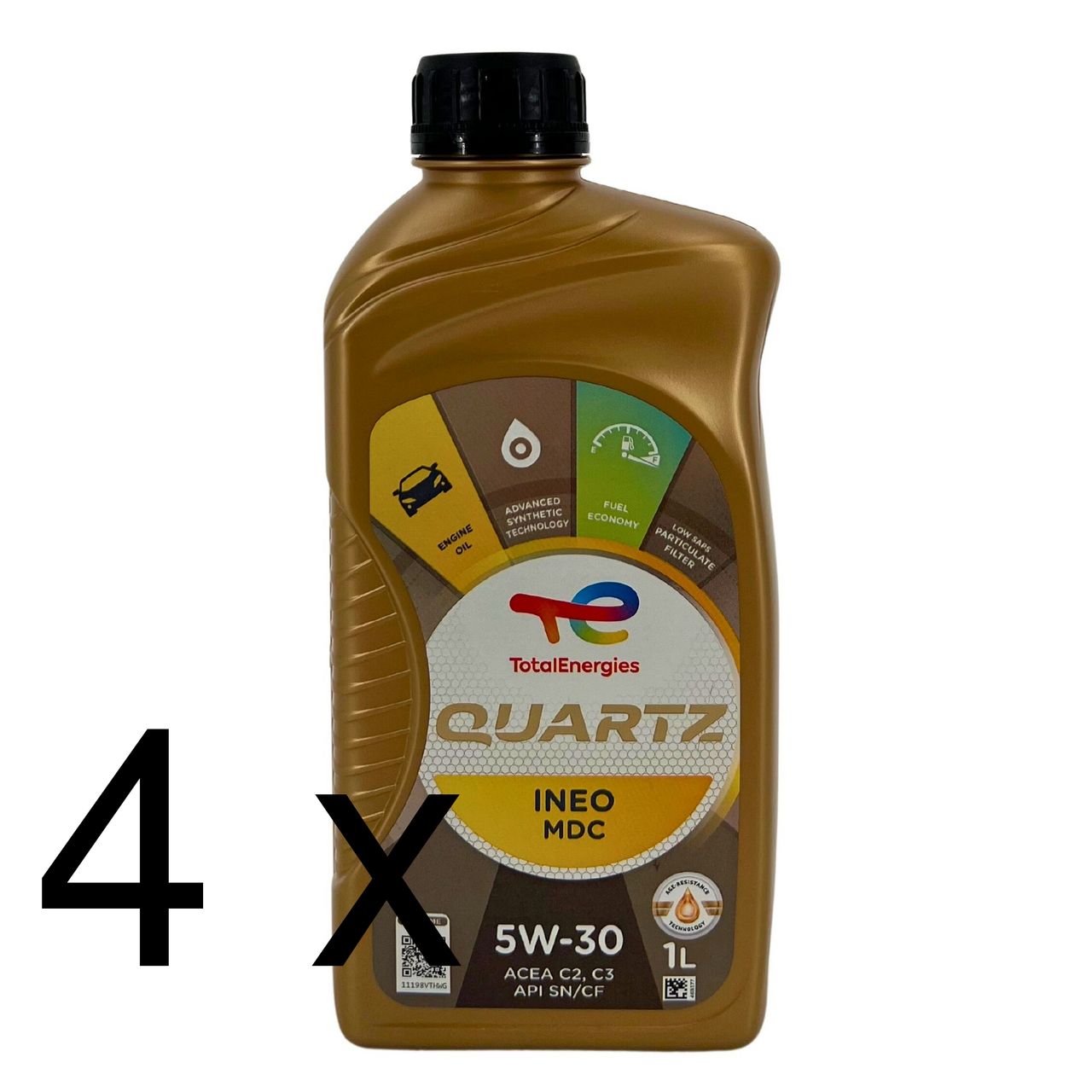 Total Quartz Ineo MDC 5W-30 4x1 Liter