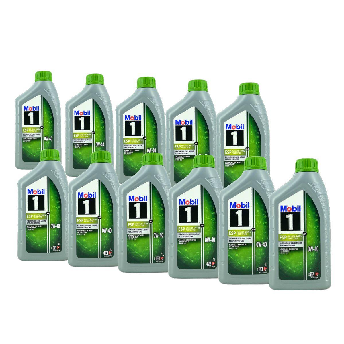 Mobil 1 ESP X4 0W-40 11x1 Liter