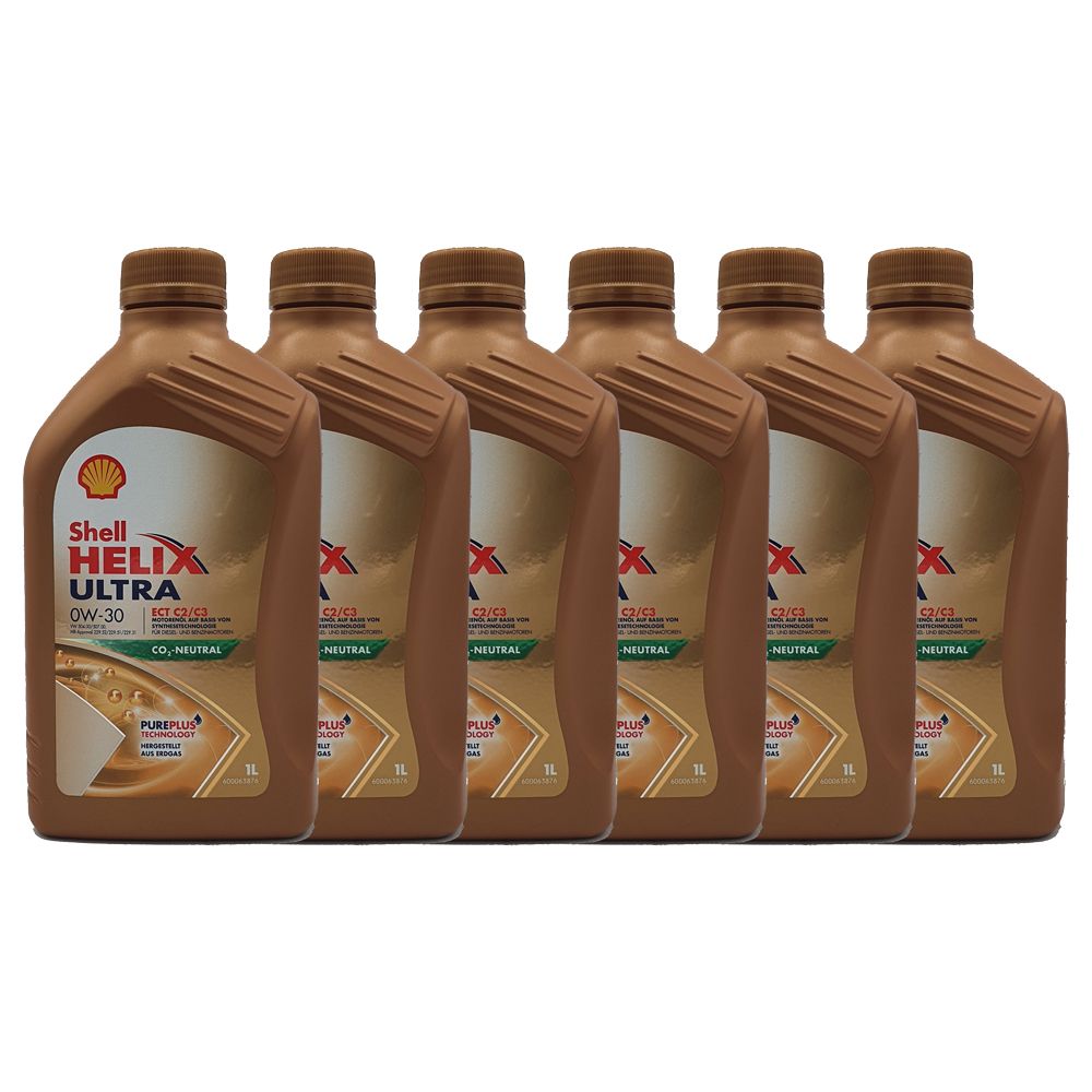 Shell Helix Ultra ECT C2 C3 0W-30 6x1 Liter