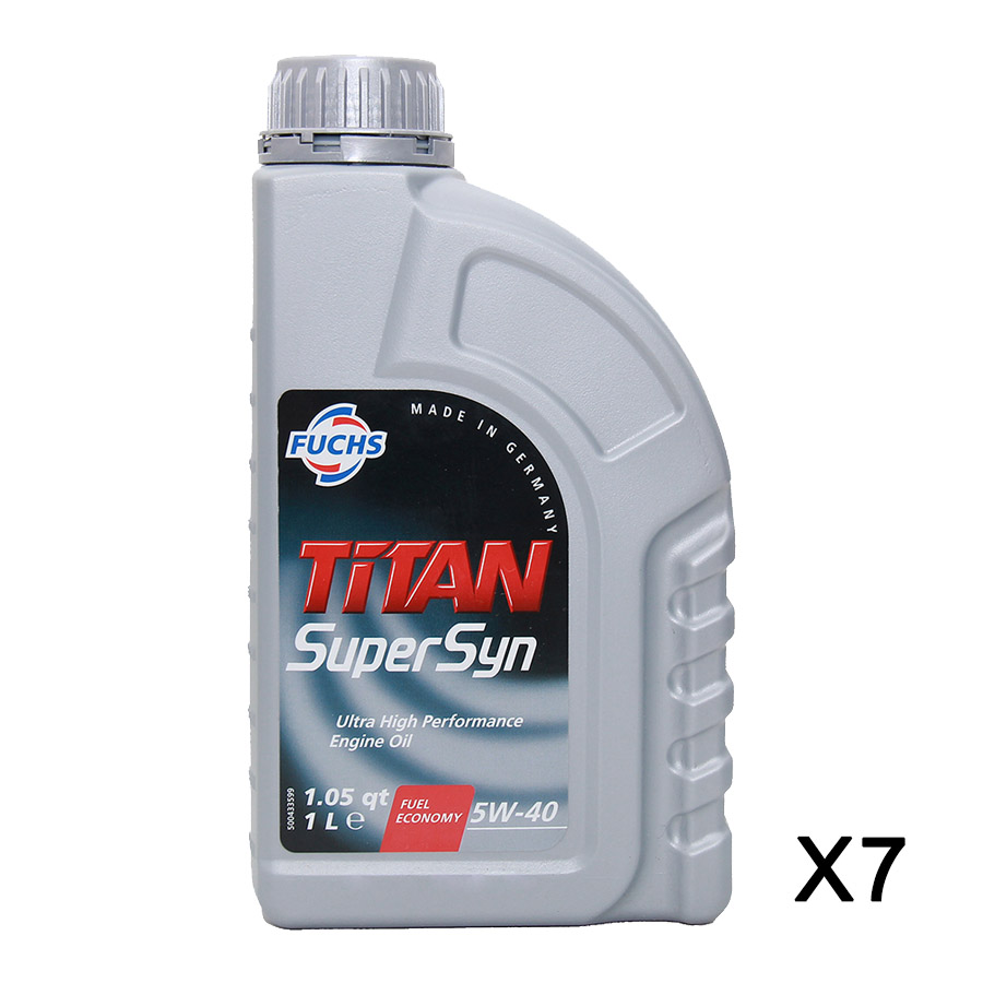 Fuchs Titan Supersyn 5W-40 7x1 Liter