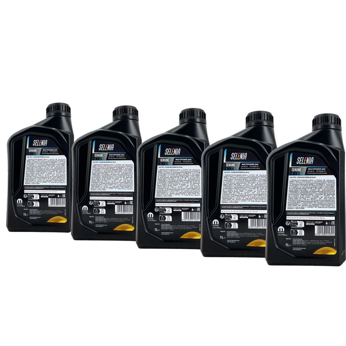 Selenia Multipower Gas 5W-40 5x1 Liter