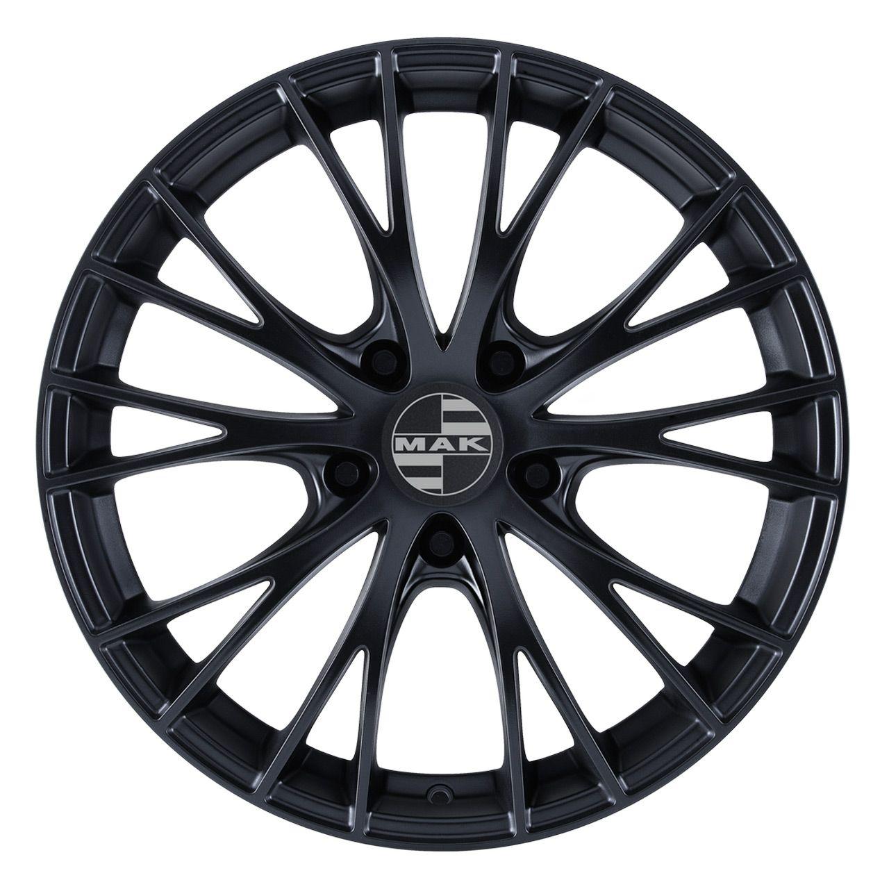 MAK RENNEN matt schwarz 8.0Jx19 5x112 ET21