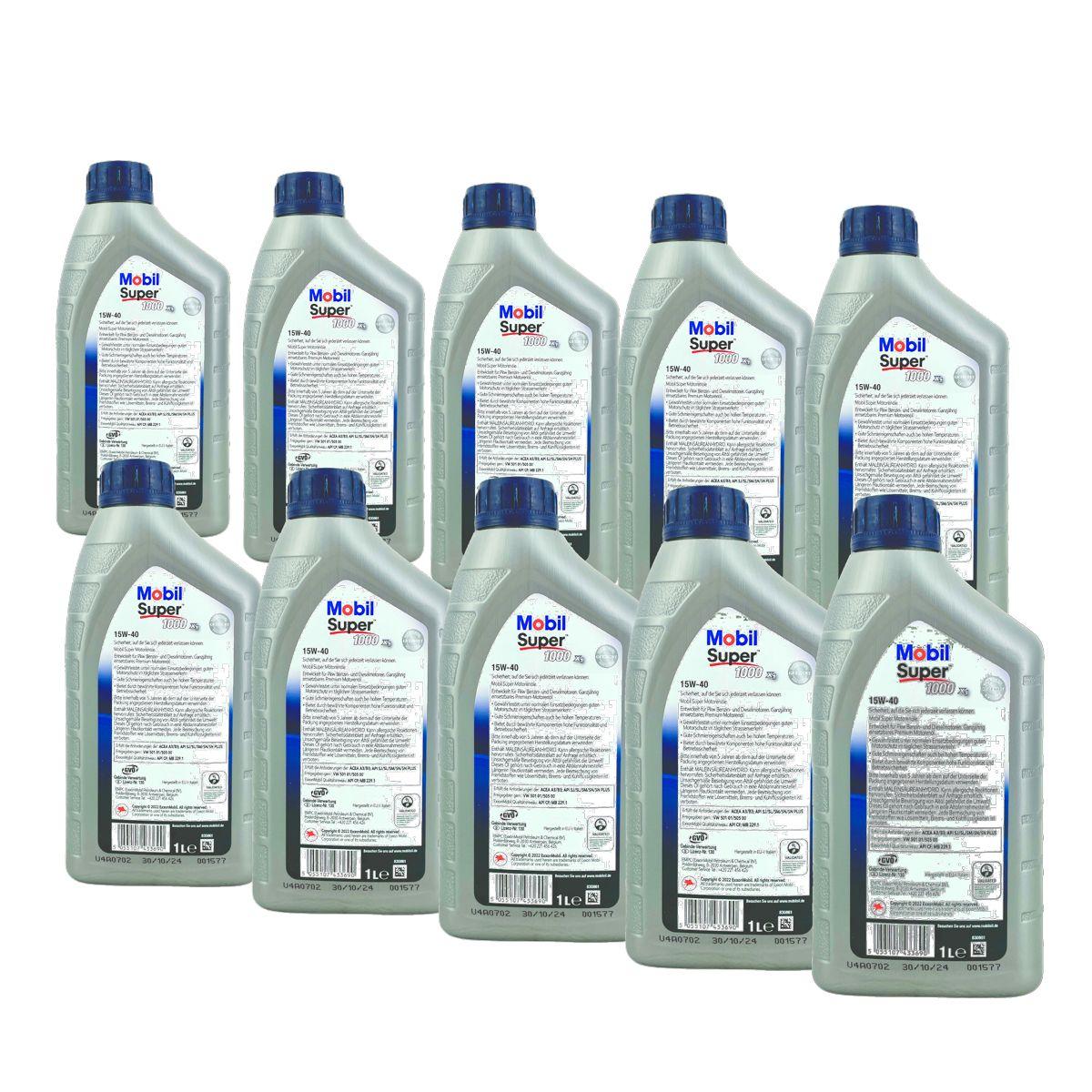 Mobil Super 1000 X1 15W-40 10x1 Liter