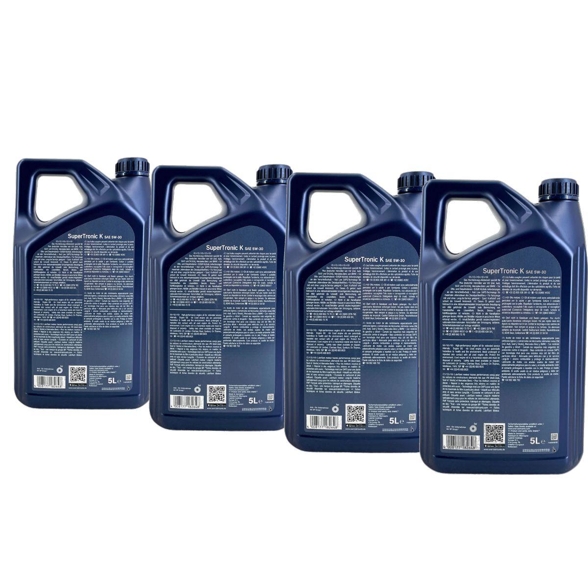 Aral SuperTronic K 5W-30 4x5 Liter