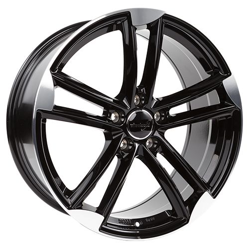 WHEELWORLD-2DRV WH27 schwarz hochglanzpoliert 8.0Jx18 5x112 ET45