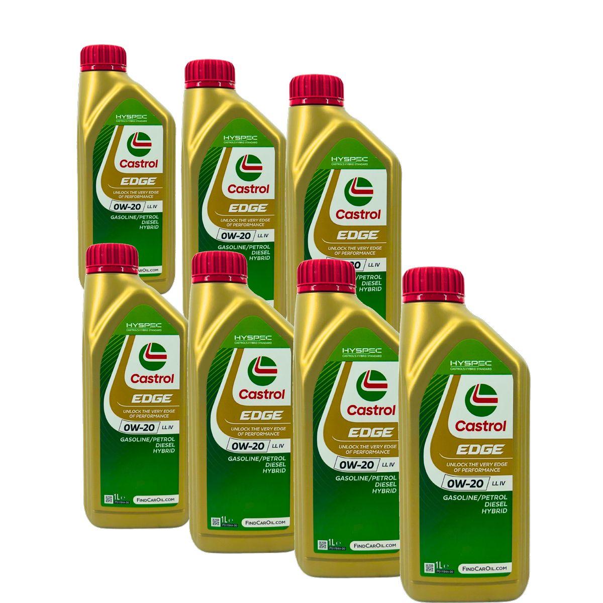 Castrol Edge 0W-20 LL IV 7x1 Liter
