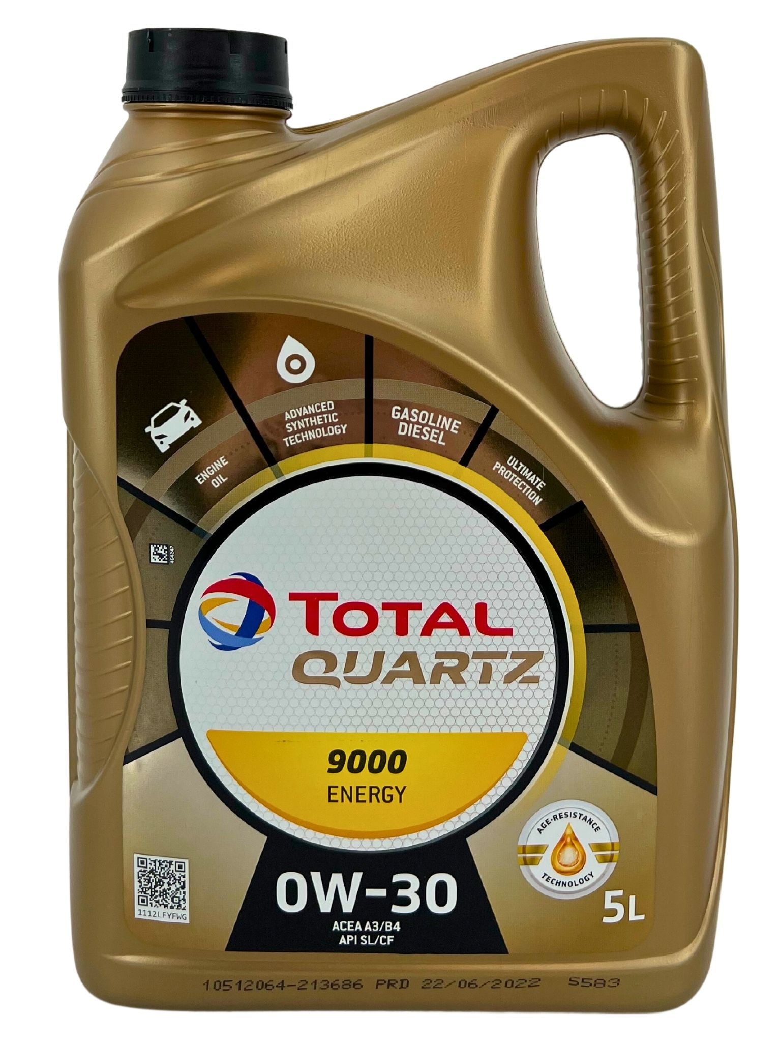 Total Quartz 9000 Energy 0W-30 5 Liter