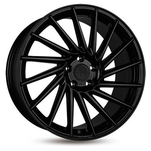 KESKIN WHEELS KT17 HURRICANE matt black painted 8.0Jx18 5x114.3 ET40