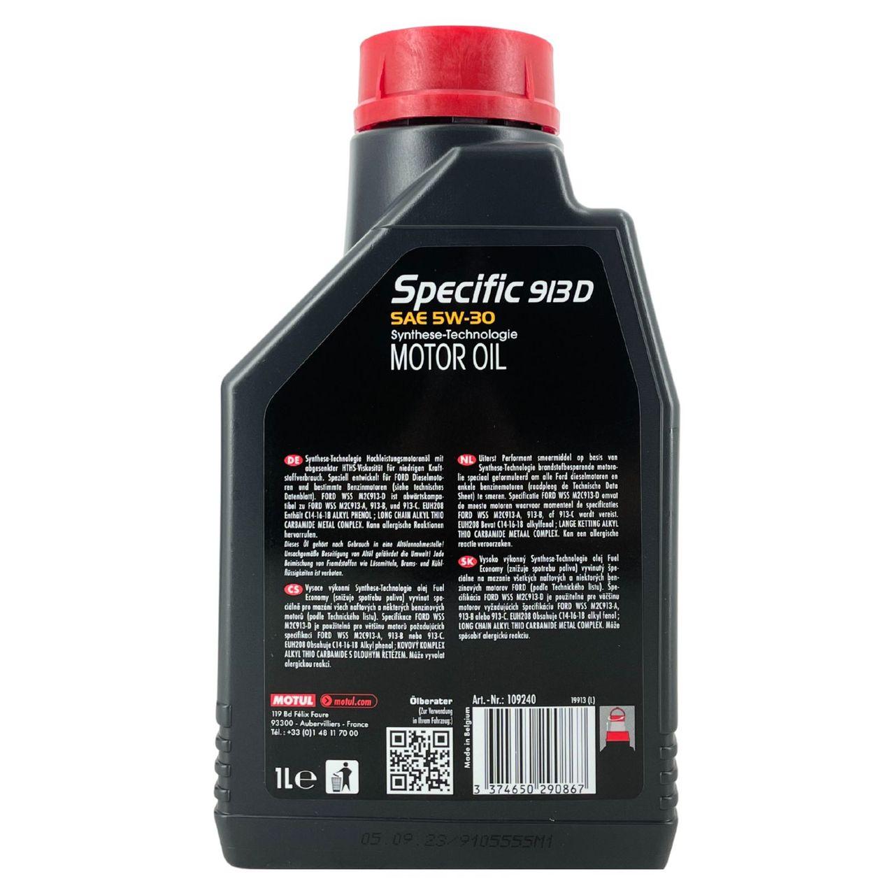 Motul Specific Ford WSS-M2C913-D 5W-30 1 Liter