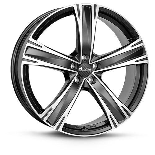 ADVANTI RACING RACCOON BLACK schwarzmatt poliert 8.0Jx18 5x112 ET35