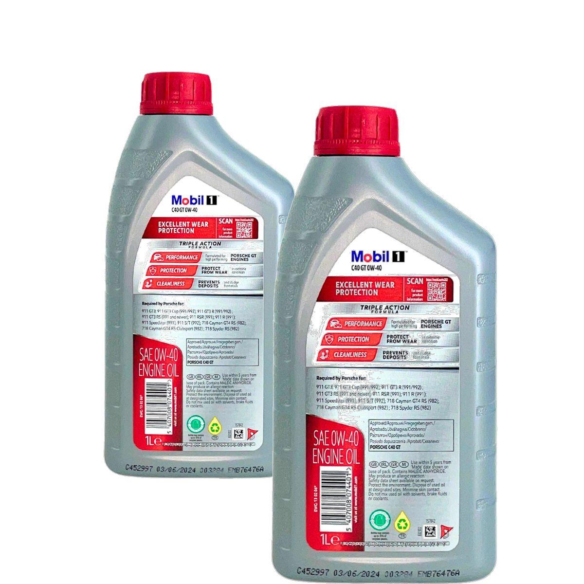Mobil 1 C40 GT 0W-40 2x1 Liter