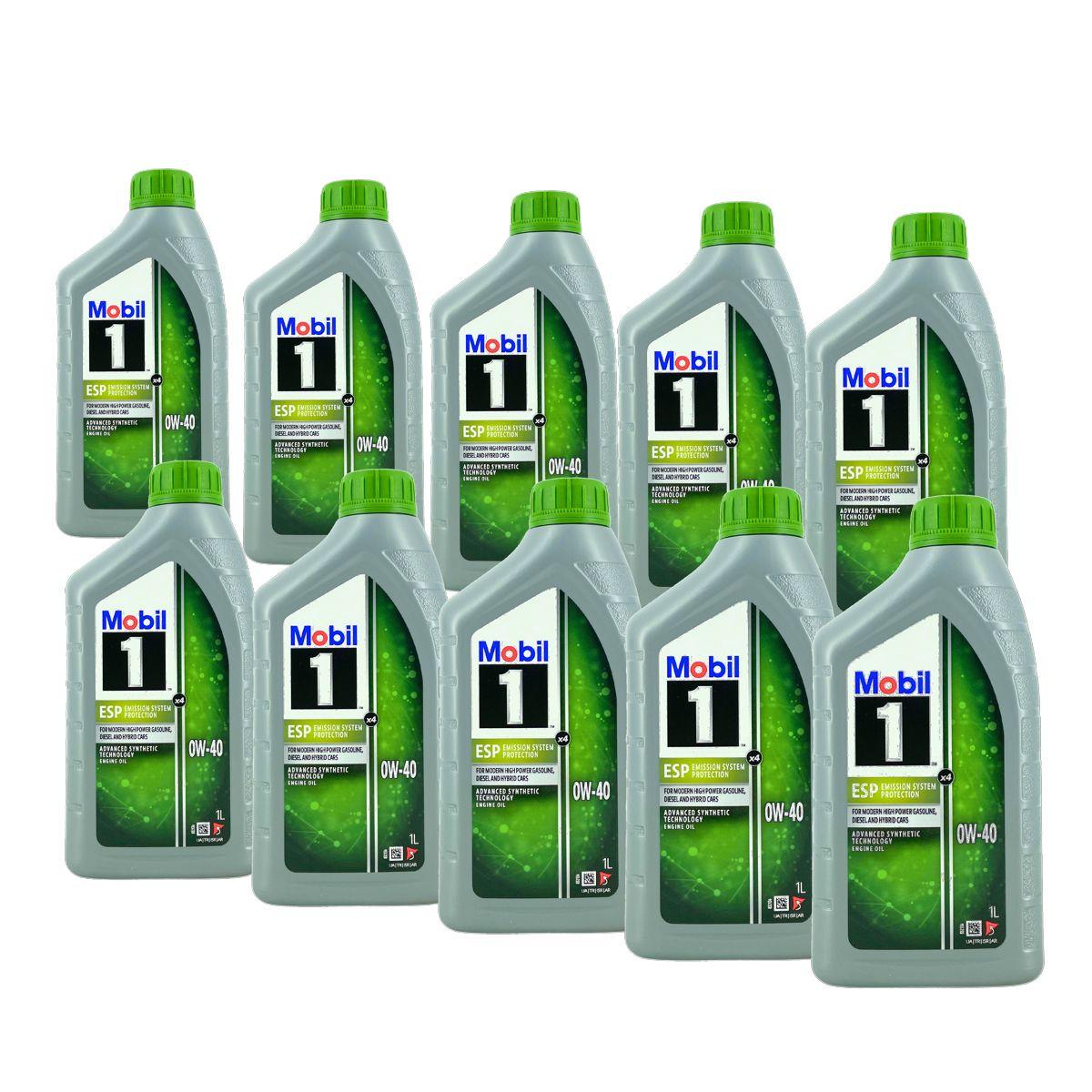 Mobil 1 ESP X4 0W-40 10x1 Liter