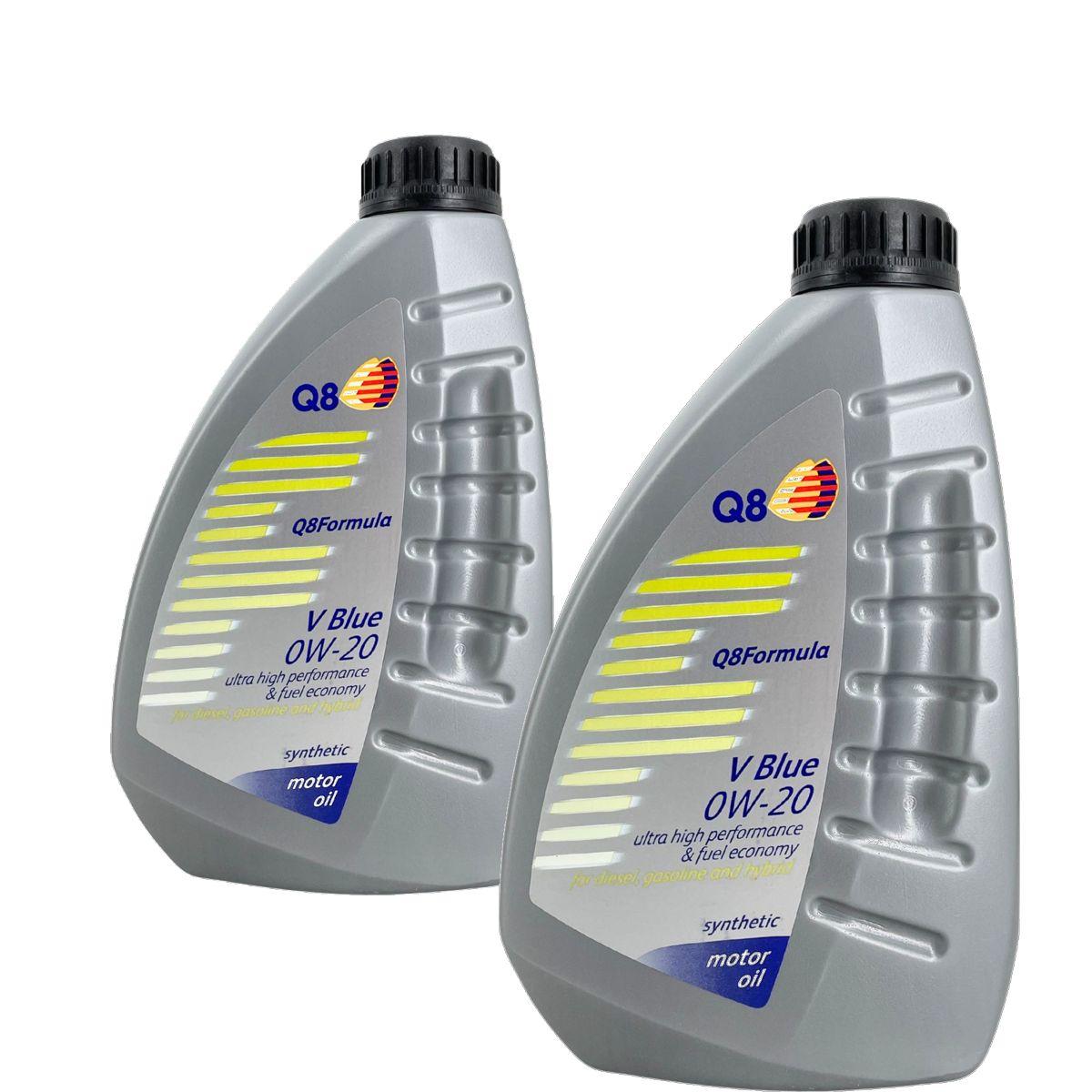 Q8 Formula V Blue 0W-20 2x1 Liter